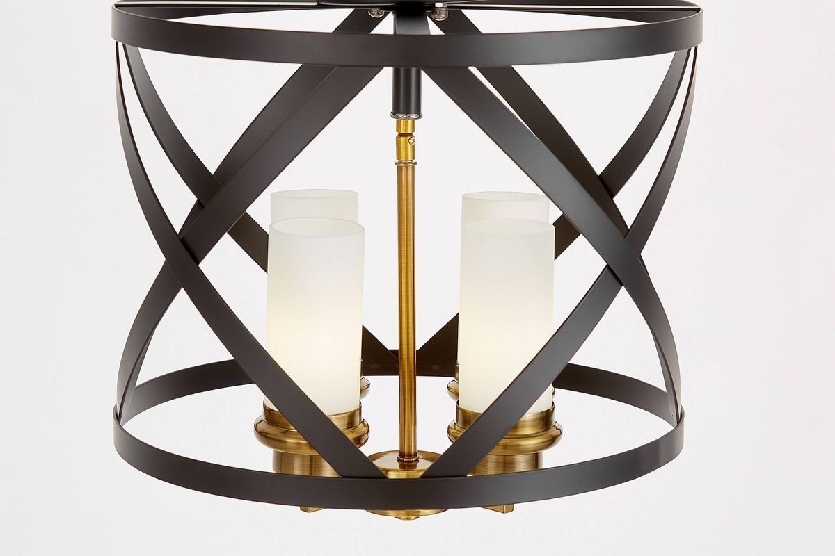 Потолочная люстра Lumina Deco Astila LDP 1242-4 BK+MD 3