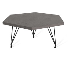 Журнальный стол Sheffilton SHT-TU29/H36/TT20 ЛДСП 70 черный муар/бетон чикаго темно-серый 1689199401