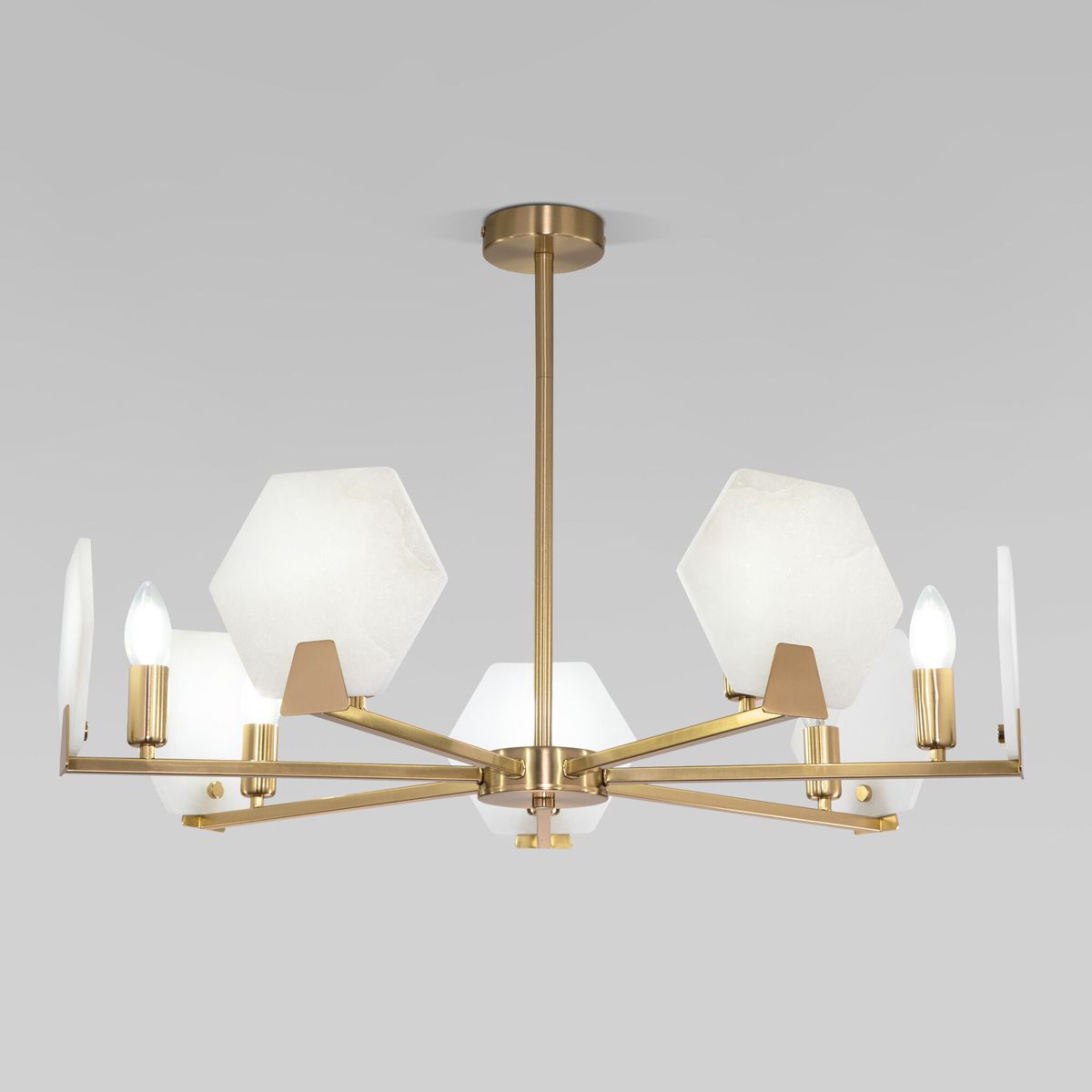 Потолочная люстра Eurosvet Marble 60158/7 латунь