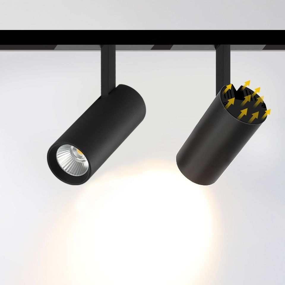 Трековый светодиодный светильник iLedex Technical Vision 4822-007-D75-30W-38DG-4000K-BK 1