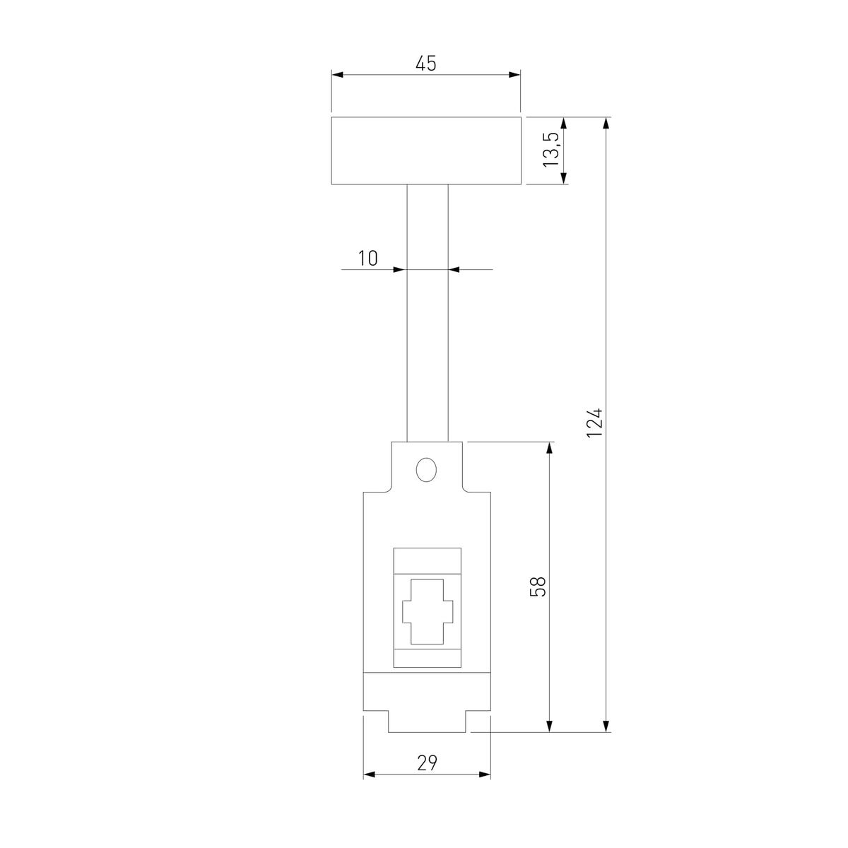 Декоративная стойка с вводом питания Elektrostandard Esthetic Magnetic 85141/00 a065433 4