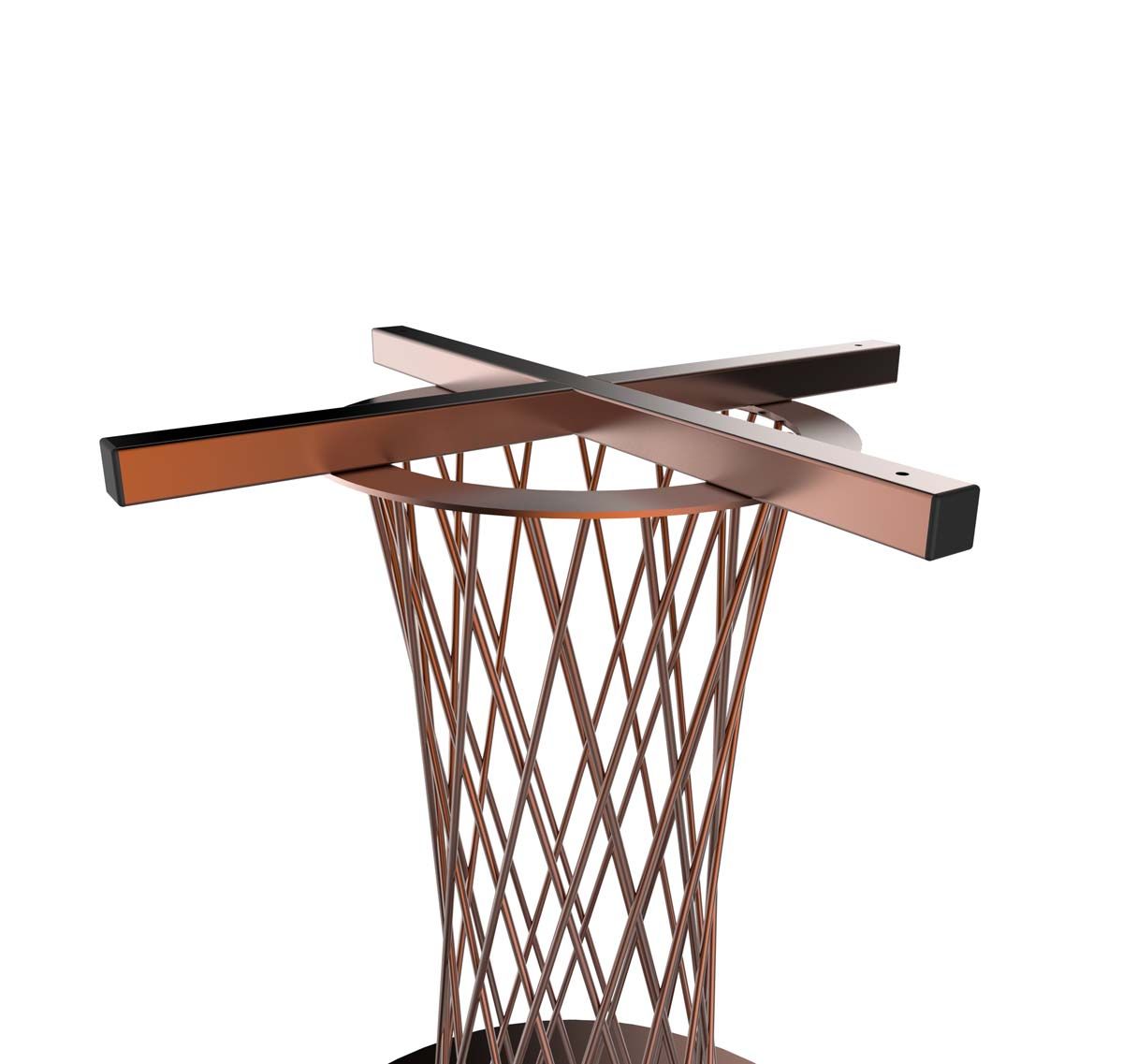 Кухонный стол Sheffilton SHT-TU3-1/80/80 ЛДСП венге медный металлик/венге 9820654102 4