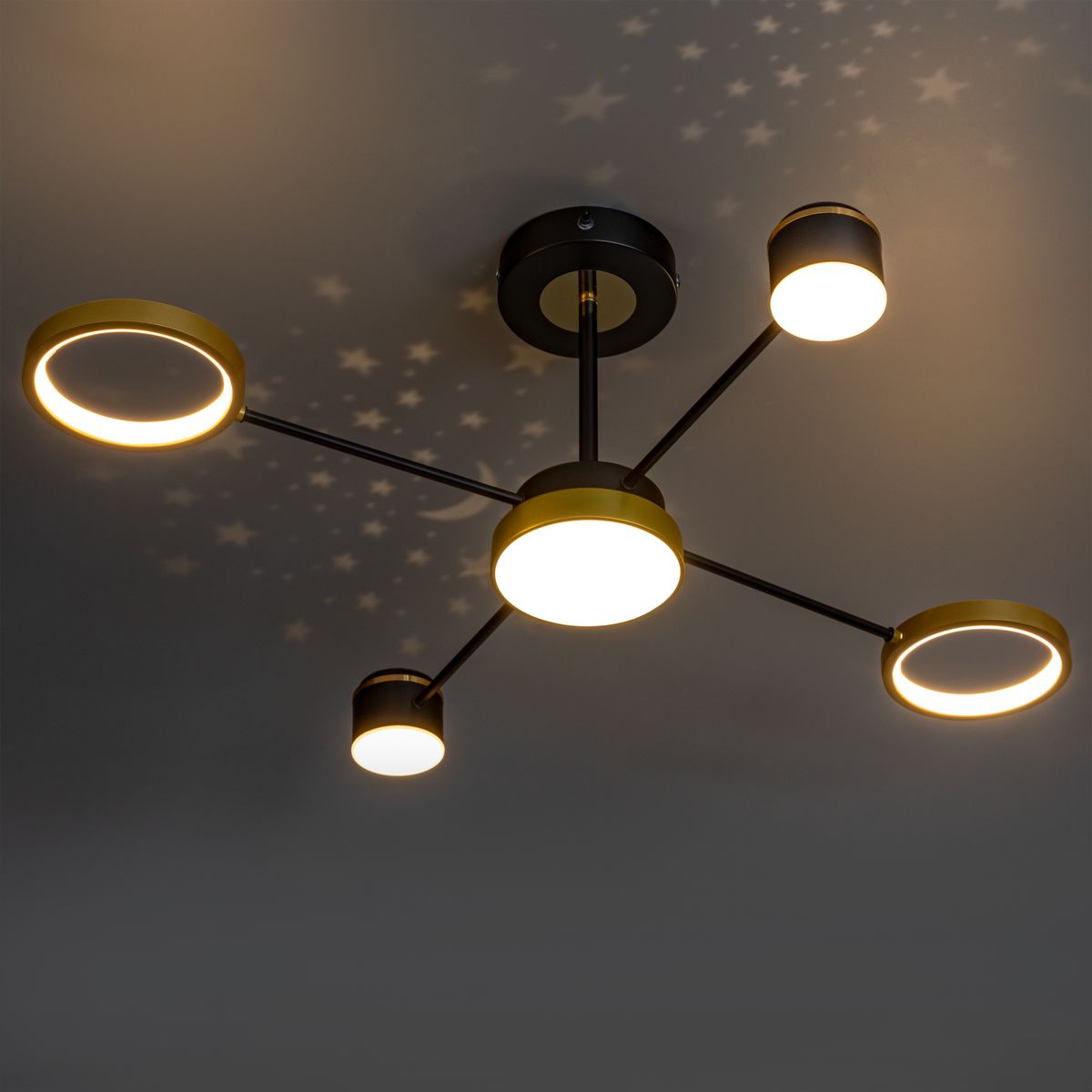 Потолочная светодиодная люстра Ritter Notte 51595 5 3