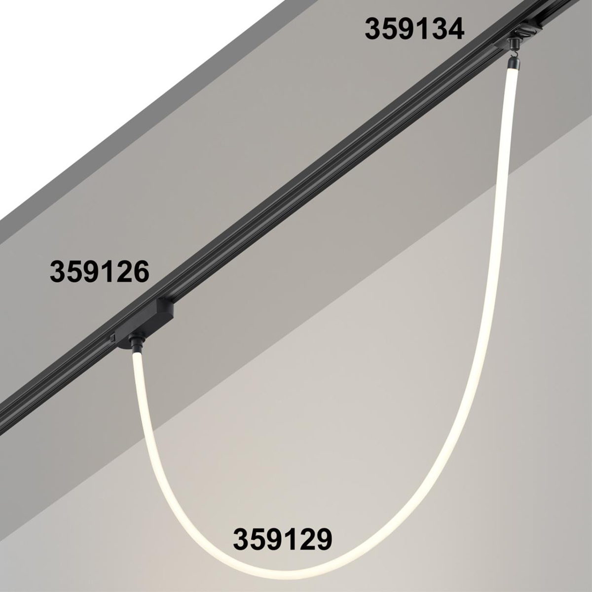 Светодиодный гибкий неон Novotech Konst Ramo 14W/m дневной белый 1 м 359129 1