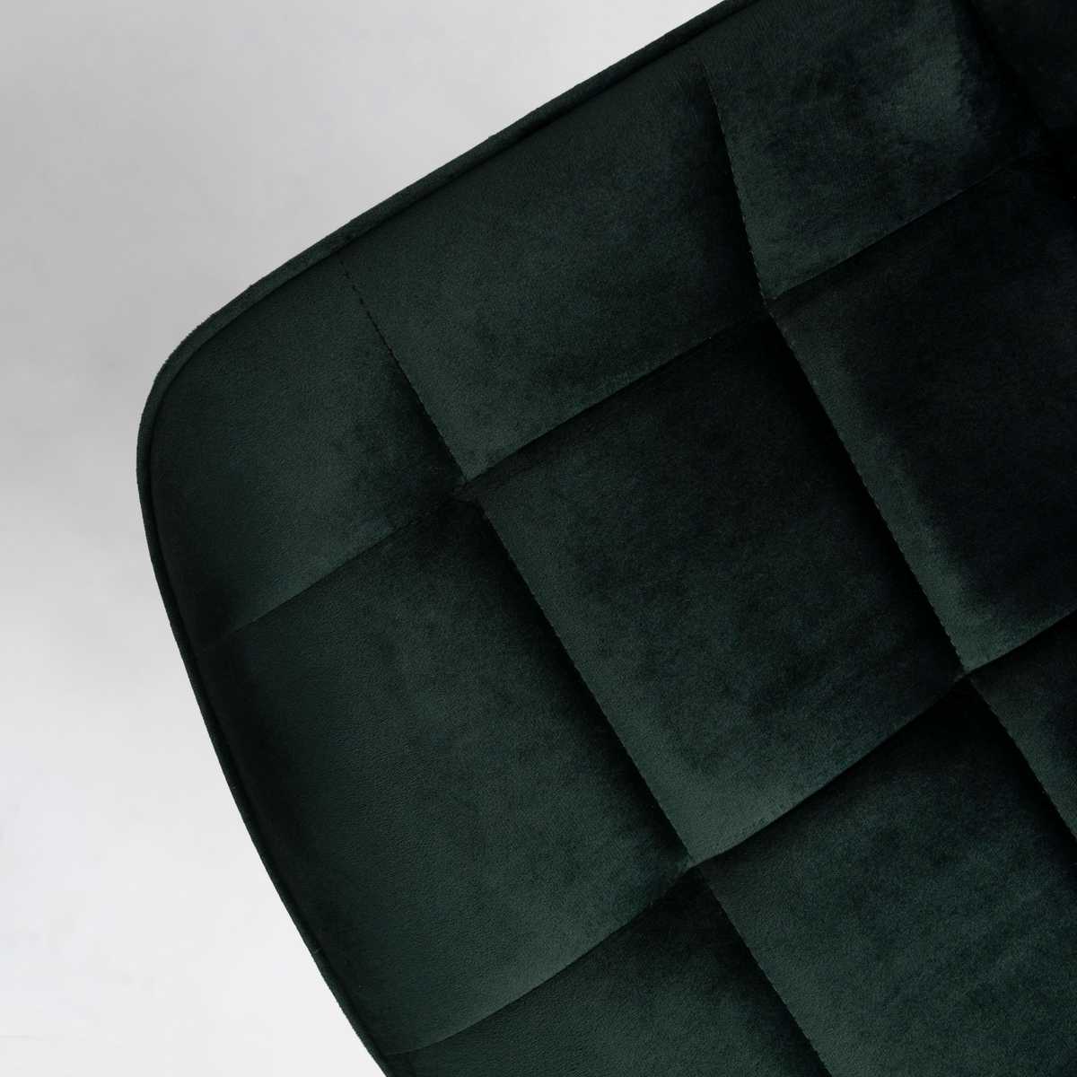 Полубарный стул AksHome Linx темно-зеленый, велюр 86208 2