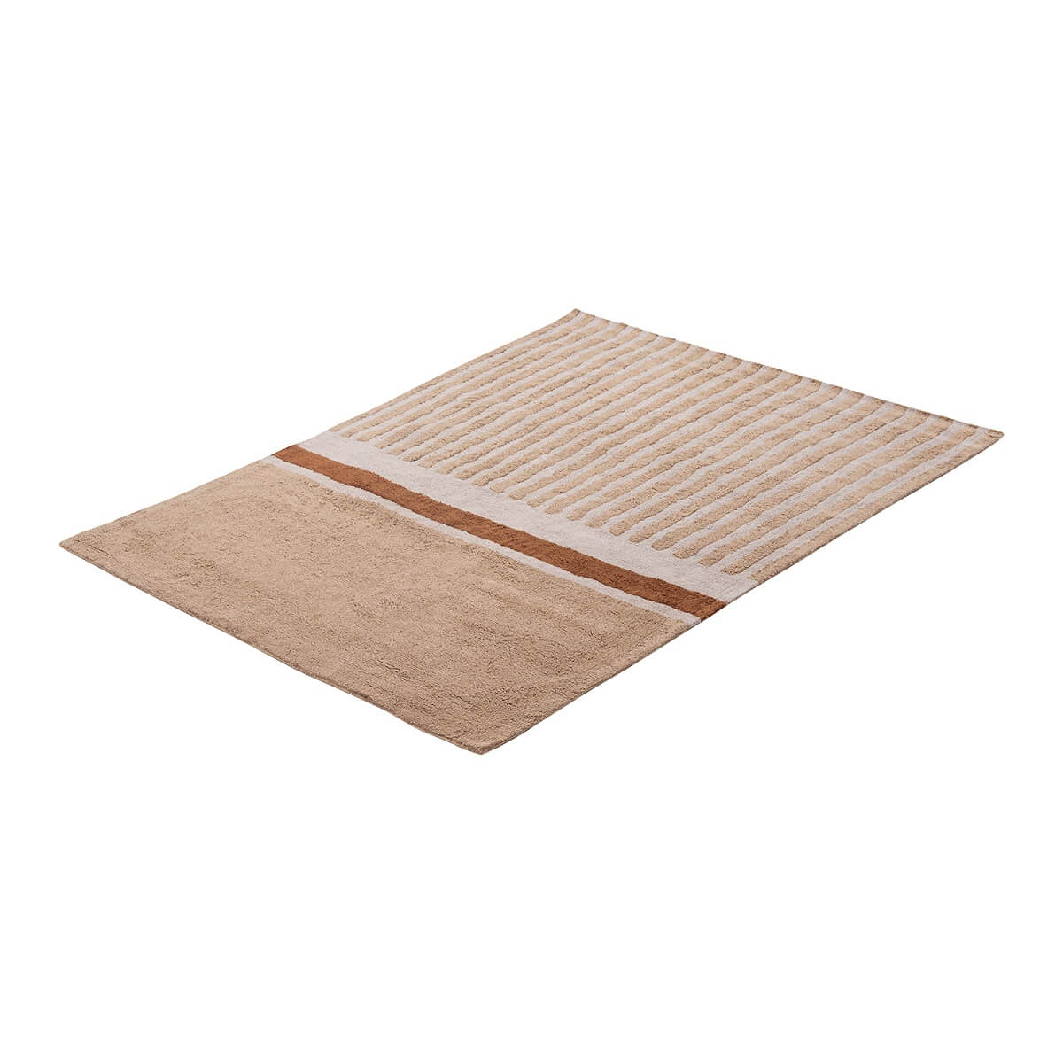 Ковер Tkano из хлопка с рисунком Tulip garden бежевого цвета из коллекции Terra, 160х230 см TK22-DR0005 1