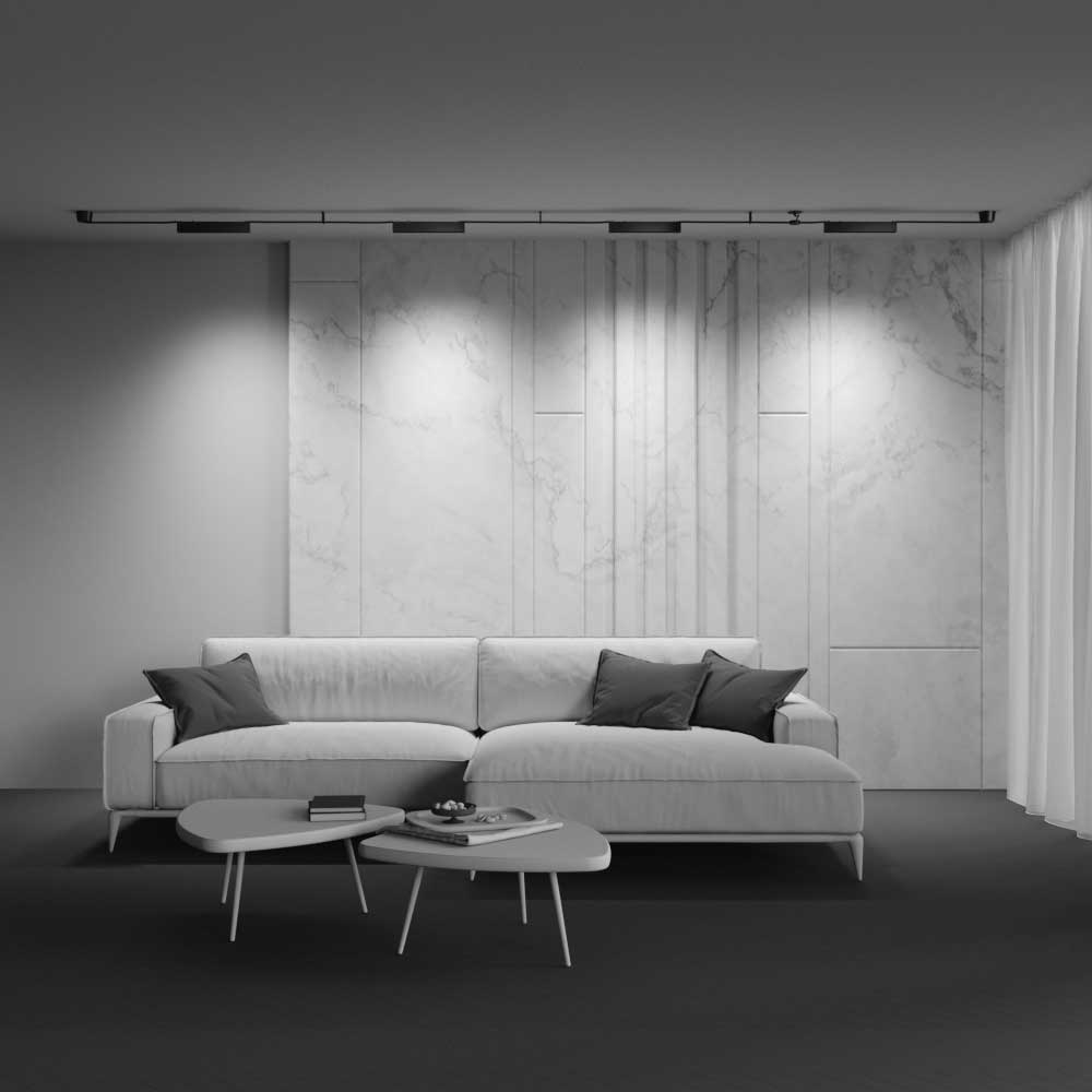 Подвесной светодиодный светильник Maytoni Technical Pendant system Parity Points TR128B-12W3K-M-B 3