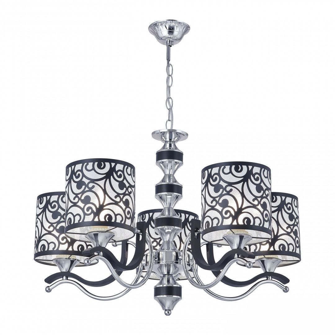 Подвесная люстра Arte Milano Florentia-4957 304957/5 Bk/Ni 4