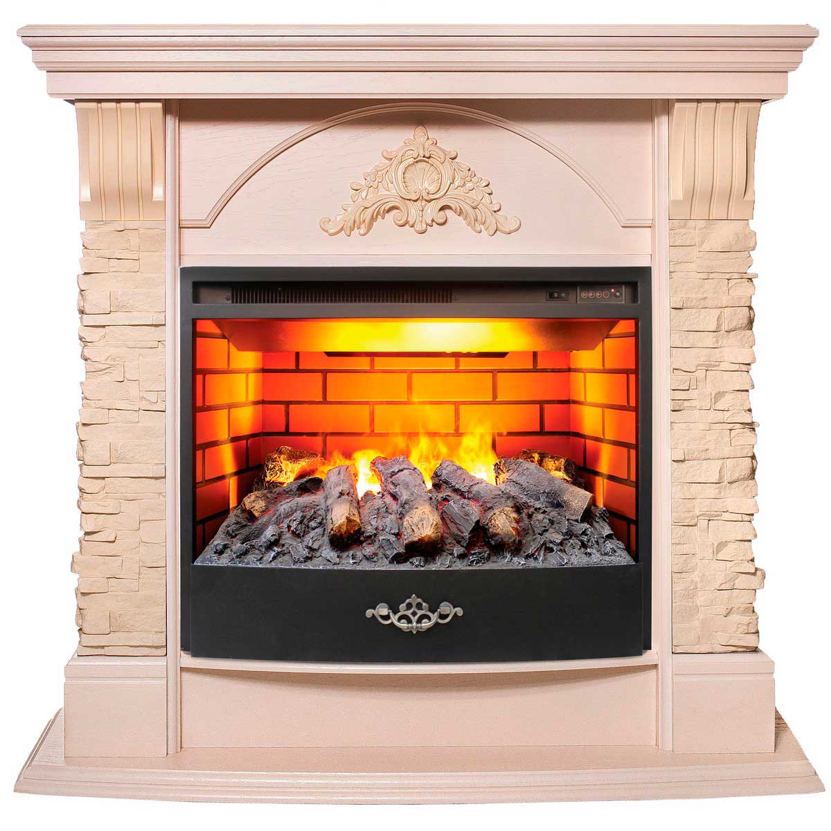 Электрокамин Realflame Athena 25/25,5 WT с очагом 3D Firestar 25,5 344161