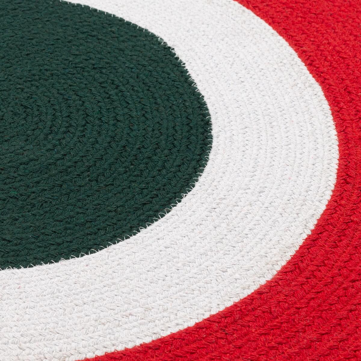 Ковер Tkano из хлопка Target темно-зеленого цвета из коллекции Ethnic, Ø120 см TK22-DR0028 4