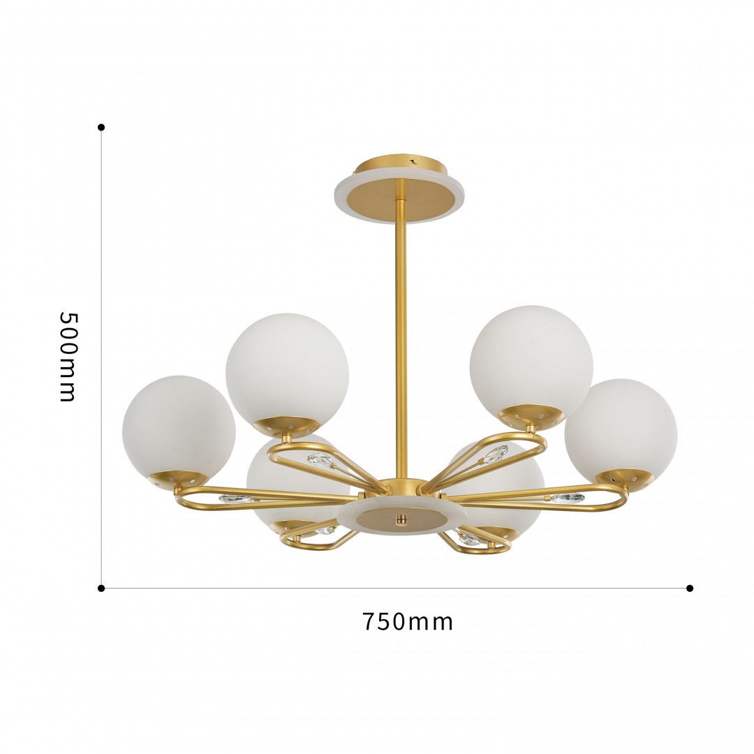 Подвесная люстра Arte Neapolis77138 277138/6 GD 1