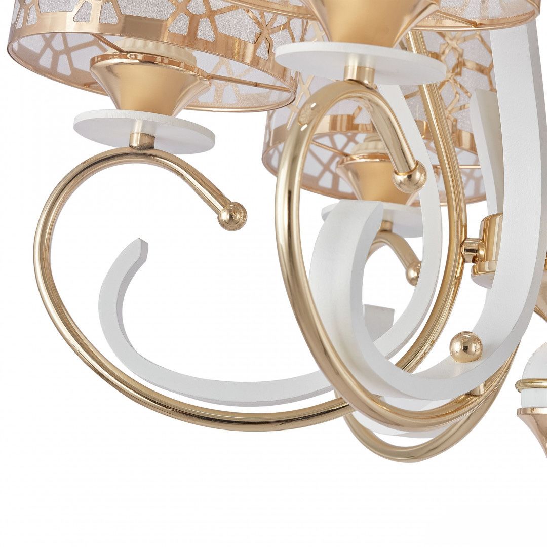 Подвесная люстра Arte Milano Florentia-1237 301237/8 Wh/Gd 1