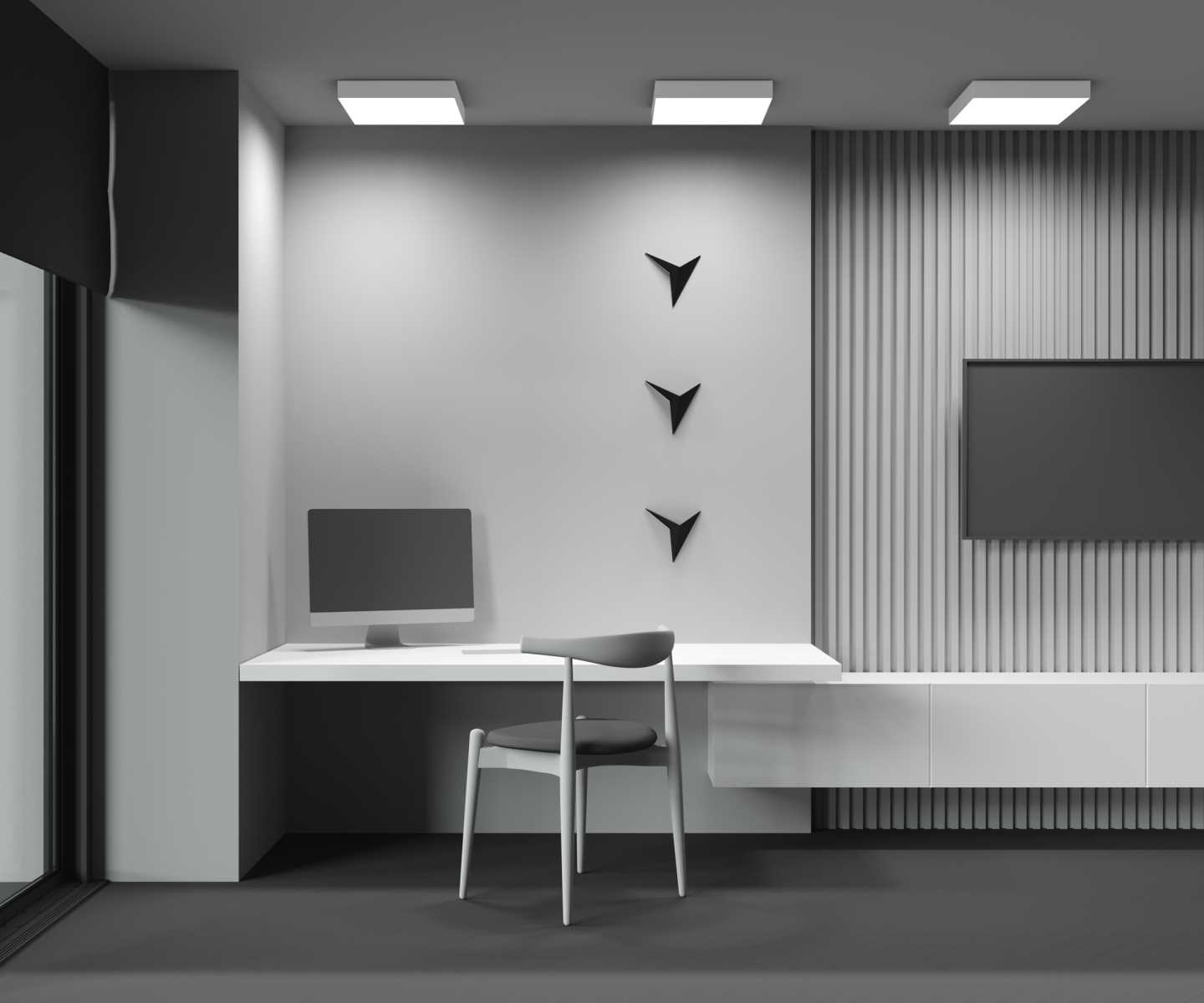 Потолочный светодиодный светильник Maytoni Zon C032CL-45W3K-SQ-W 1