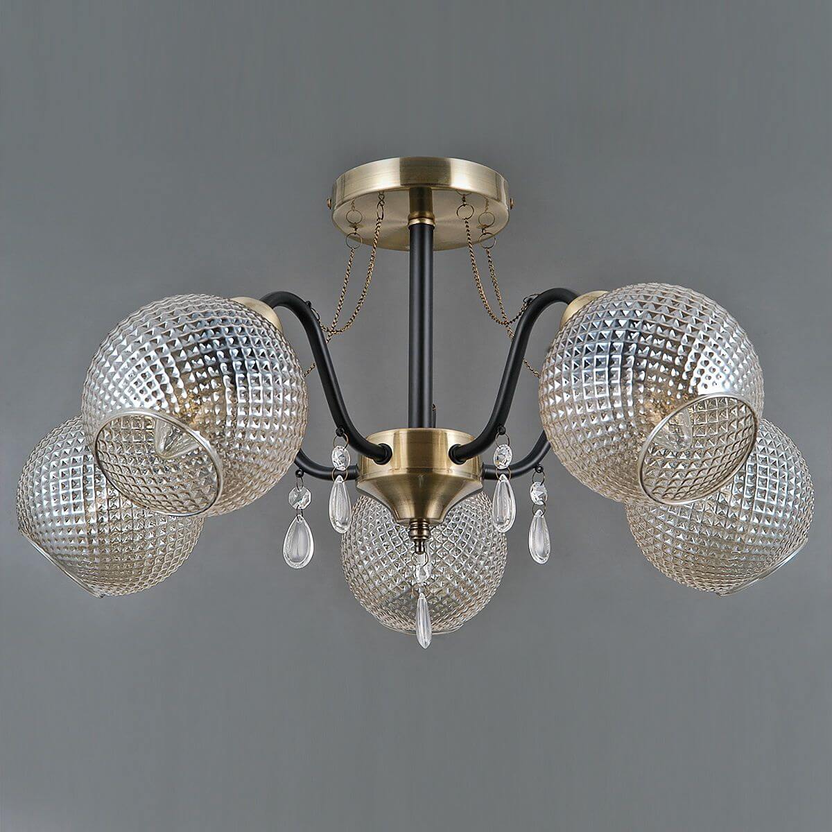 Потолочная люстра Illumico IL0432-5CSQ-29 AB BK 3