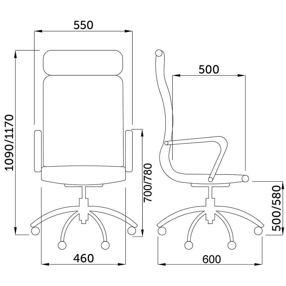 Офисное кресло AksHome City кремовый, экокожа 70017 1