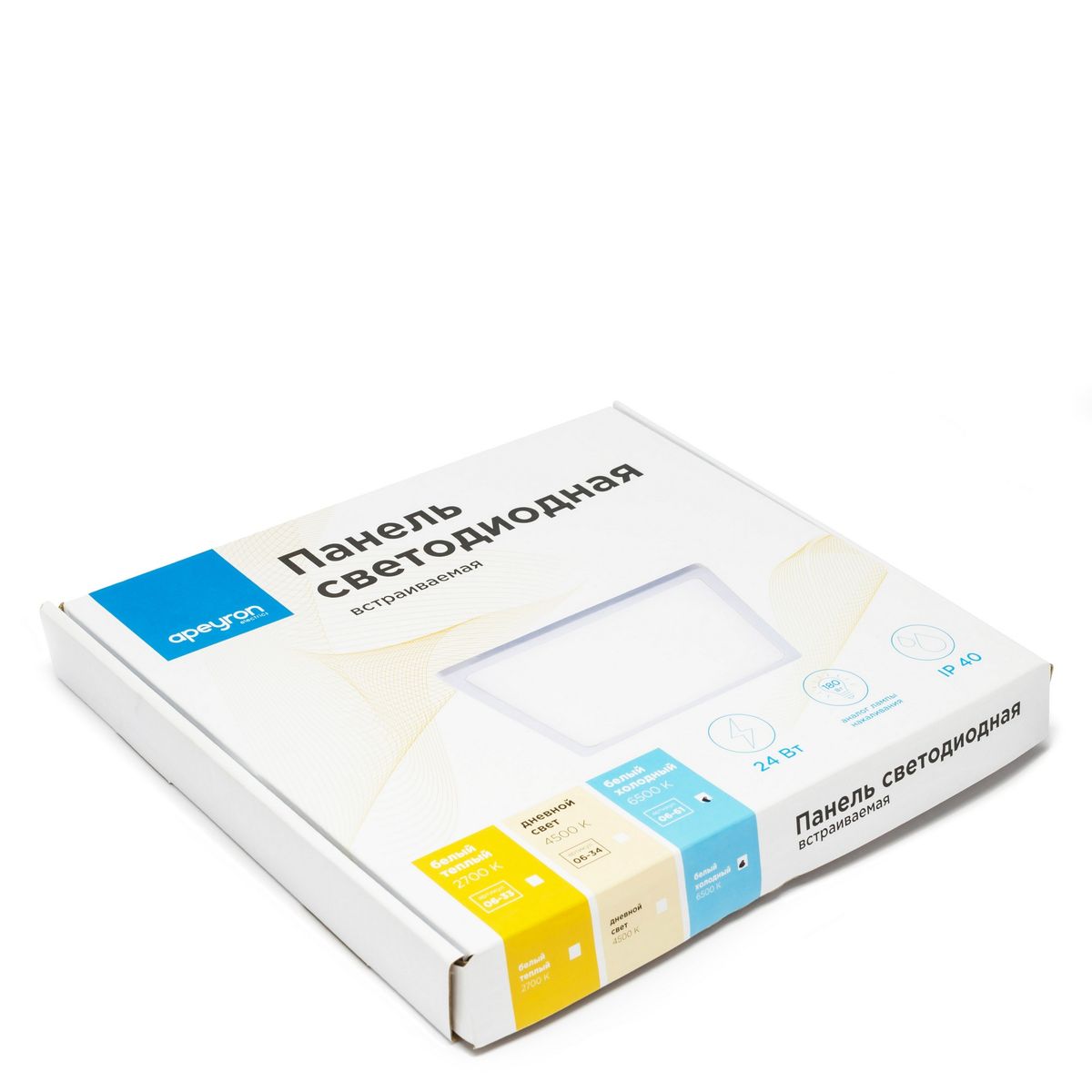 Встраиваемая светодиодная панель Apeyron 06-61 3