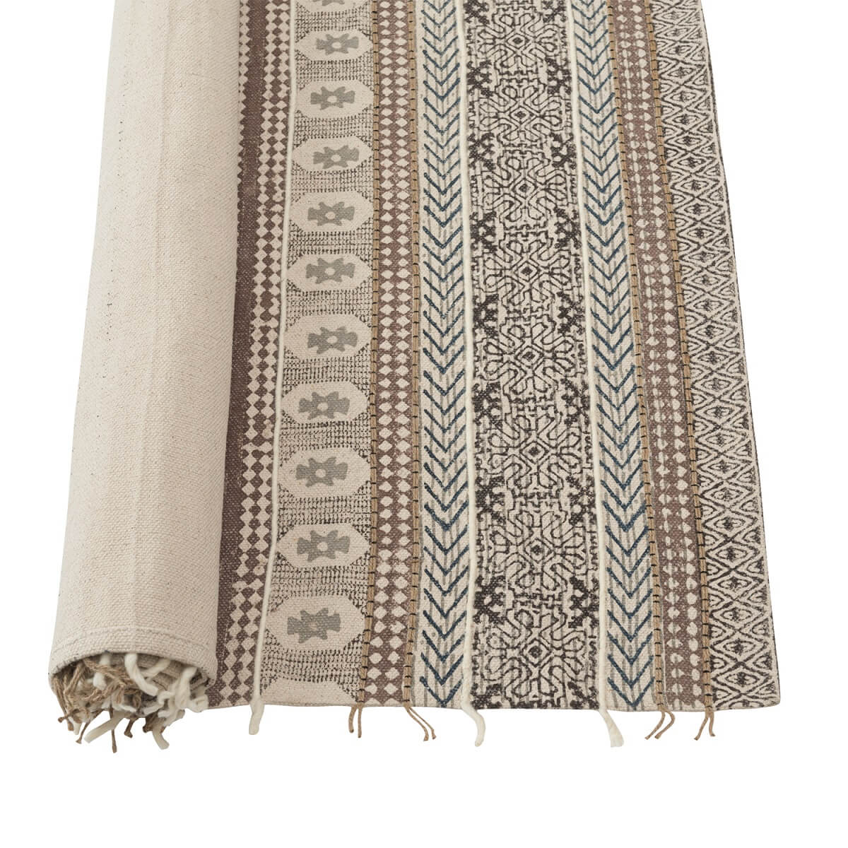 Ковер Tkano из хлопка, шерсти и джута с геометрическим орнаментом из коллекции Ethnic, 200х300 см TK20-DR0013 2