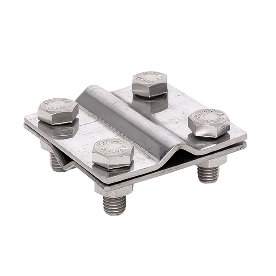 Зажим крестовидный прут-прут (пластина 57x57мм) Ni EKF PROxima lp-g3109-ni