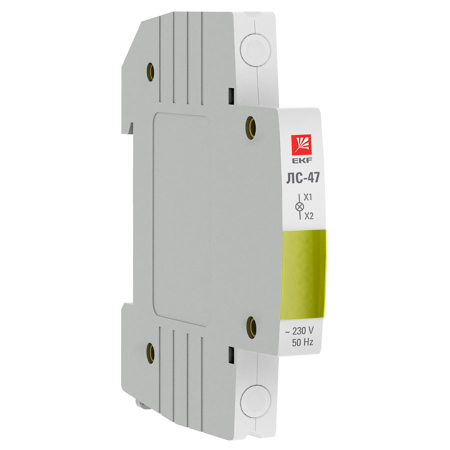 Лампа сигнальная ЛС-47 (желтая) EKF PROxima mdla-47-y-pro