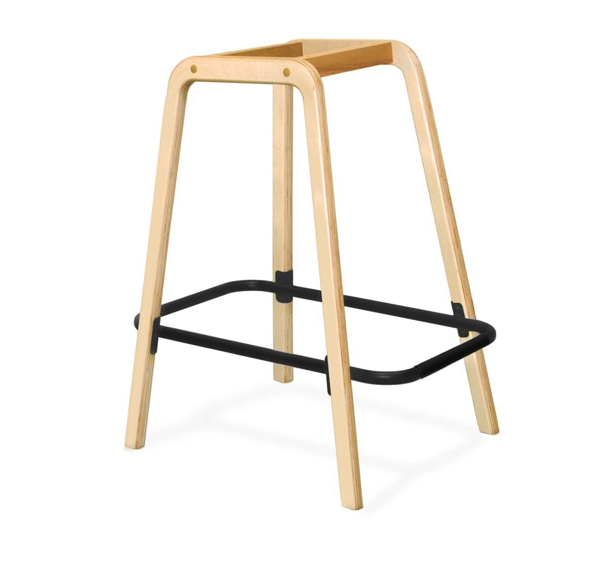 Полубарный стул Sheffilton SHT-ST34-1/S94-1 латте/прозр. лак/черный муар 6457898701 3