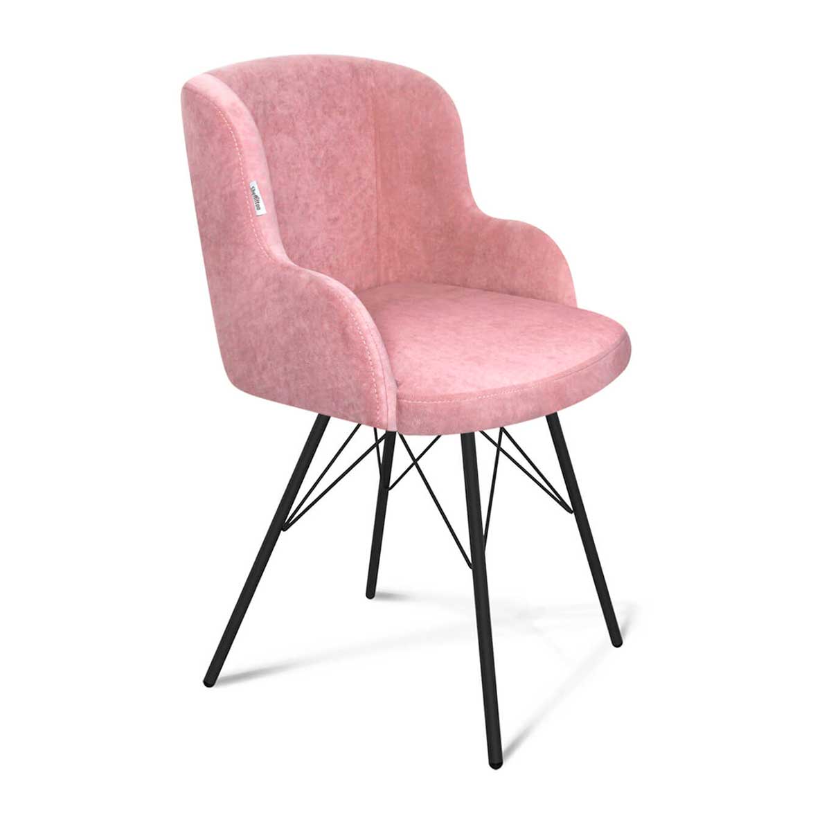 Кухонный стул Sheffilton SHT-ST39/S37 пыльная роза/черный муар 8310833504