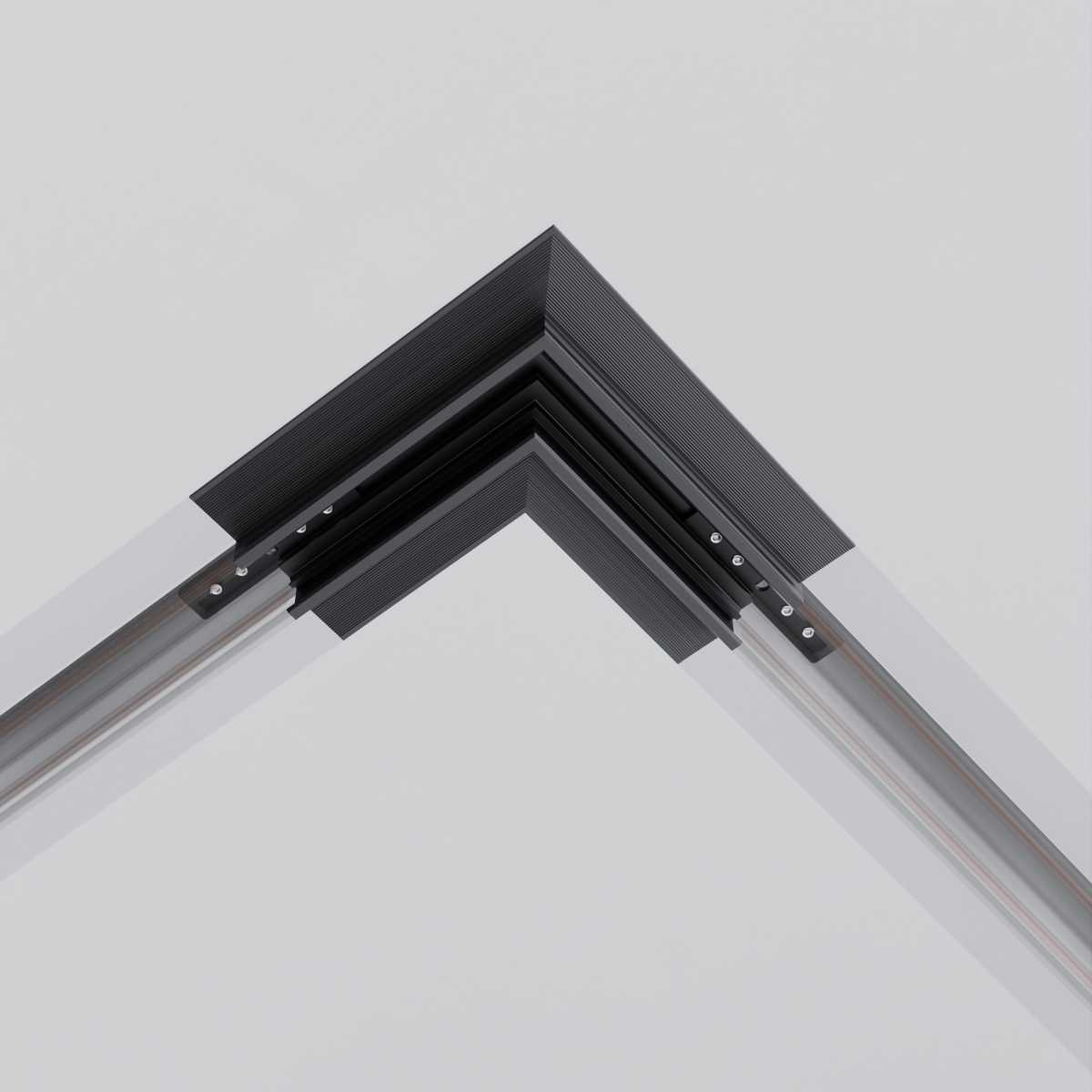 Коннектор угловой Maytoni Technical Exility для встраиваемого низкопрофильного шинопровода TRAM034CL-42B 3