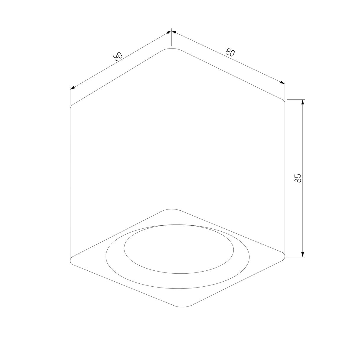 Потолочный светодиодный светильник Elektrostandard Matrix 25051/LED a065287 1