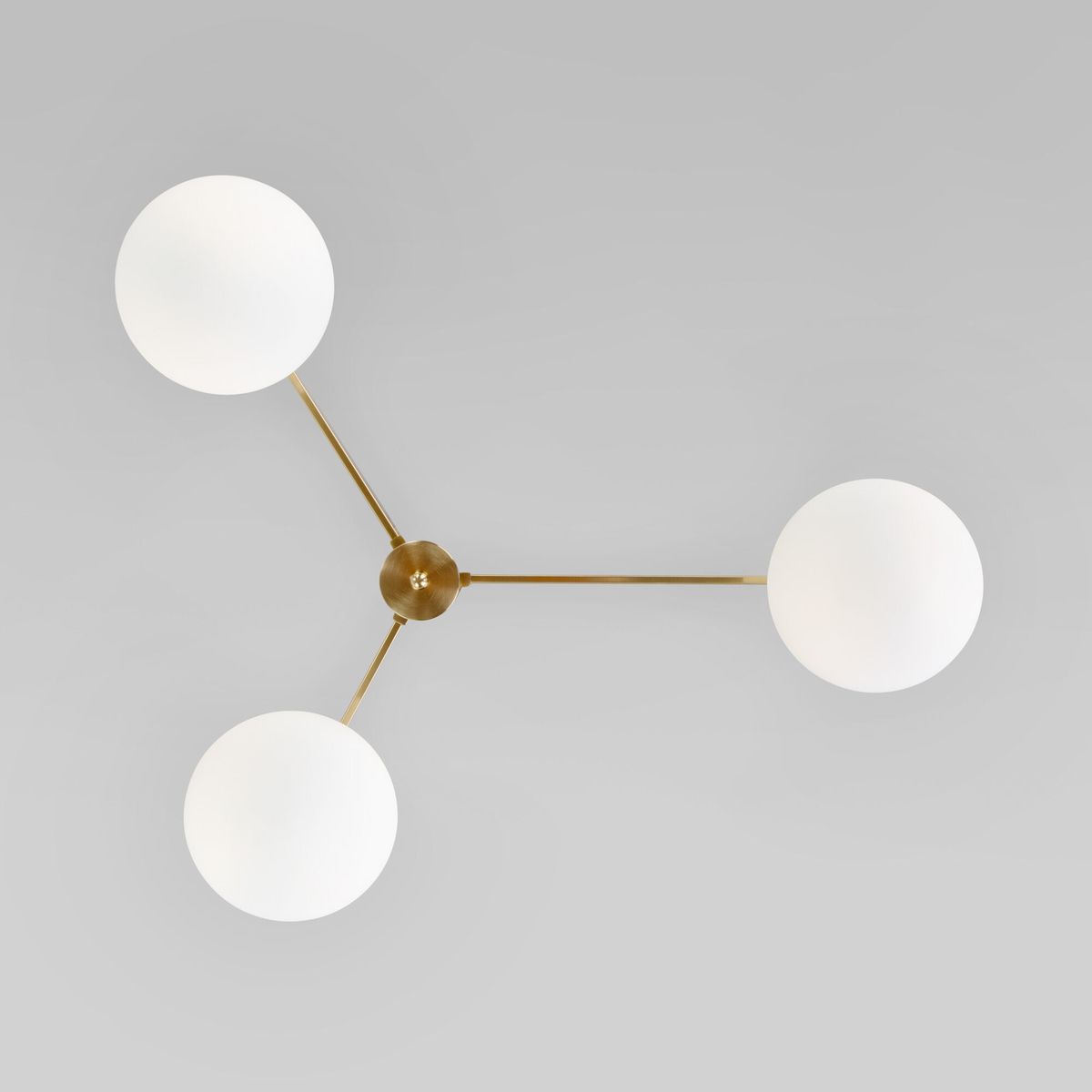 Потолочная люстра Eurosvet Opaline 70220/3 латунь 3