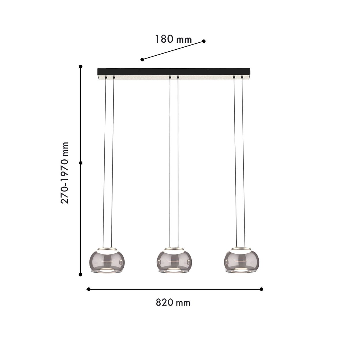 Подвесной светодиодный светильник Favourite Trendig 4376-3P 1