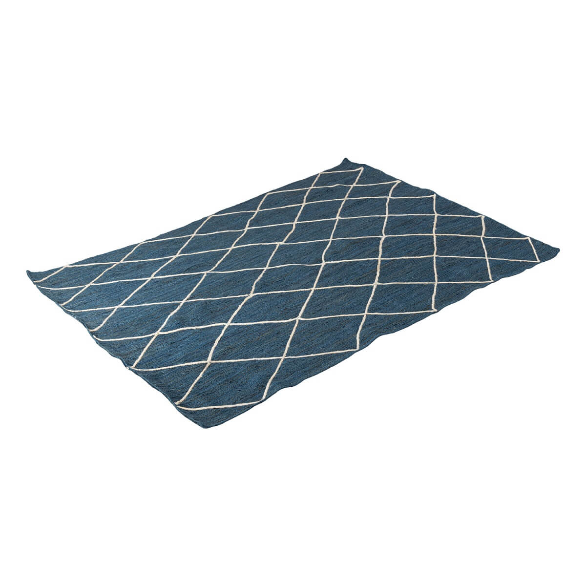 Ковер Tkano из джута темно-синего цвета с геометрическим рисунком из коллекции Ethnic, 200x300 см TK21-DR0014 1