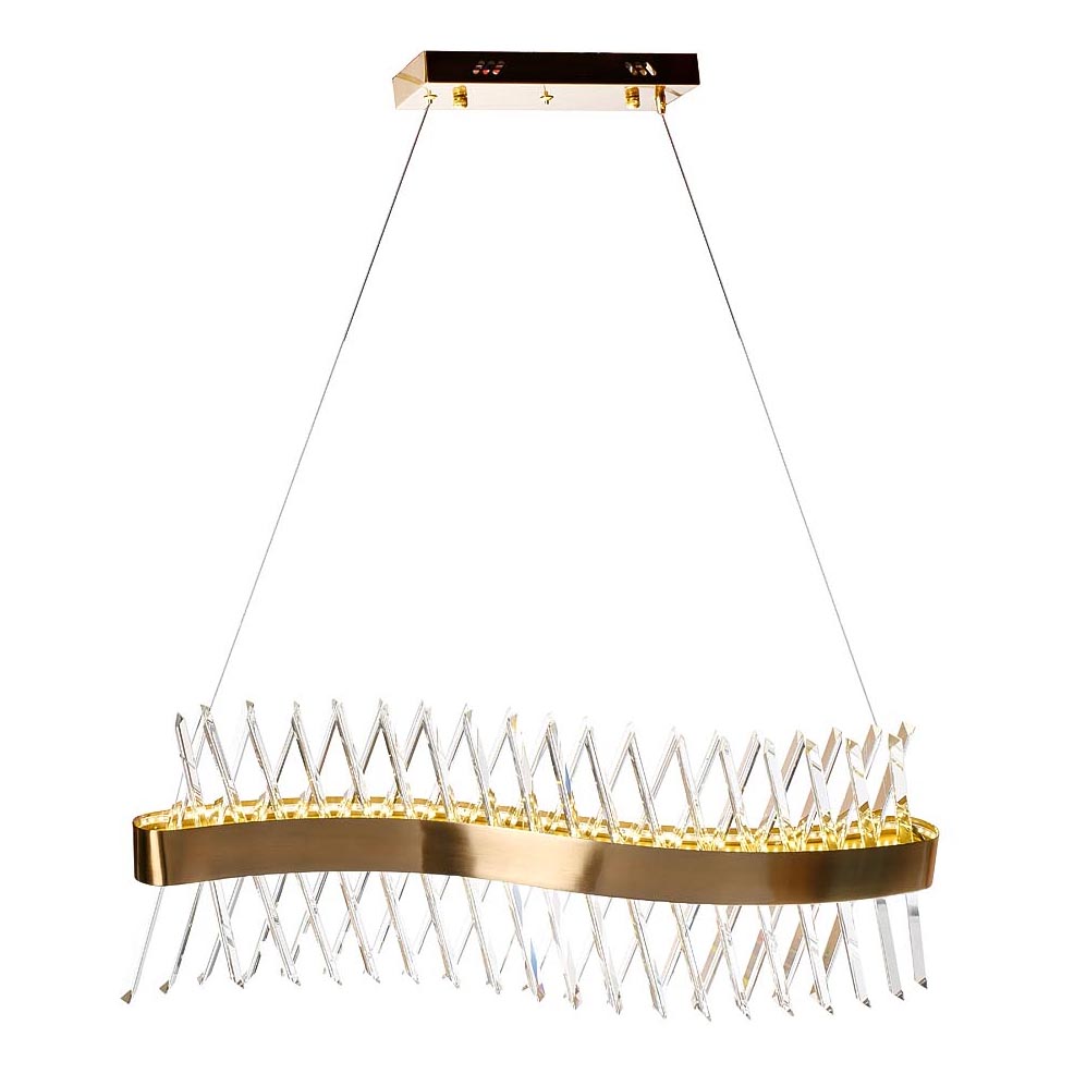 Подвесной светодиодный светильник Garda Decor Волна 62GDW-913-800