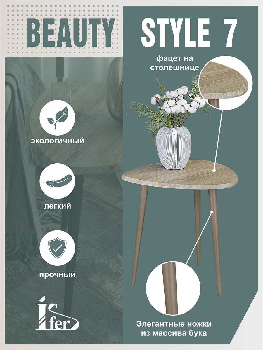 Журнальный стол Мебелик BeautyStyle 7 006462 5