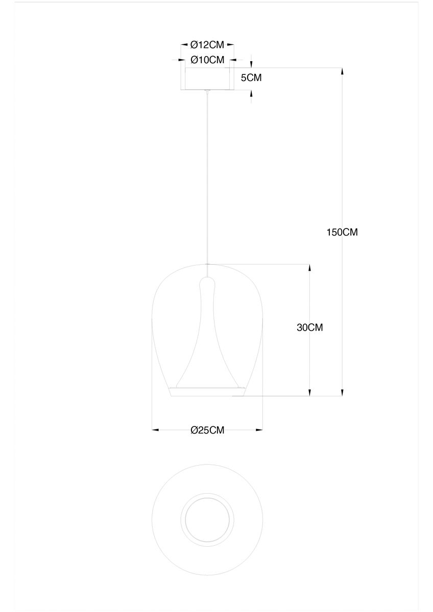 Подвесной светодиодный светильник Divinare Campo 5875/09 SP-20 1