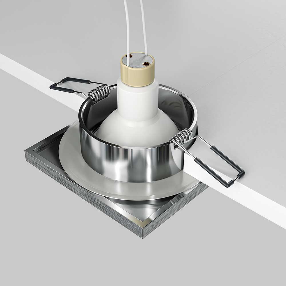 Встраиваемый светильник Maytoni Technical Stark DL083-01-GU10-SQ-S 1