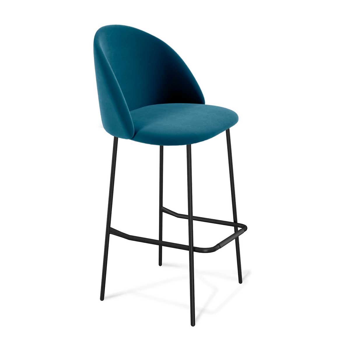 Барный стул Sheffilton SHT-ST35/S29 тихий океан/черный муар 3408423302