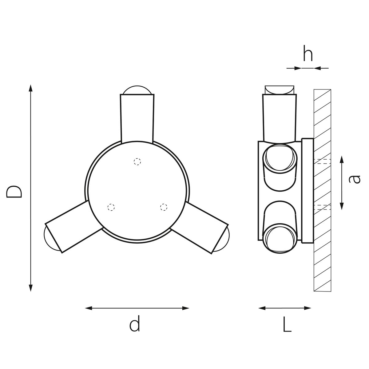 Уличный настенный светодиодный светильник Lightstar Dito 380633 1