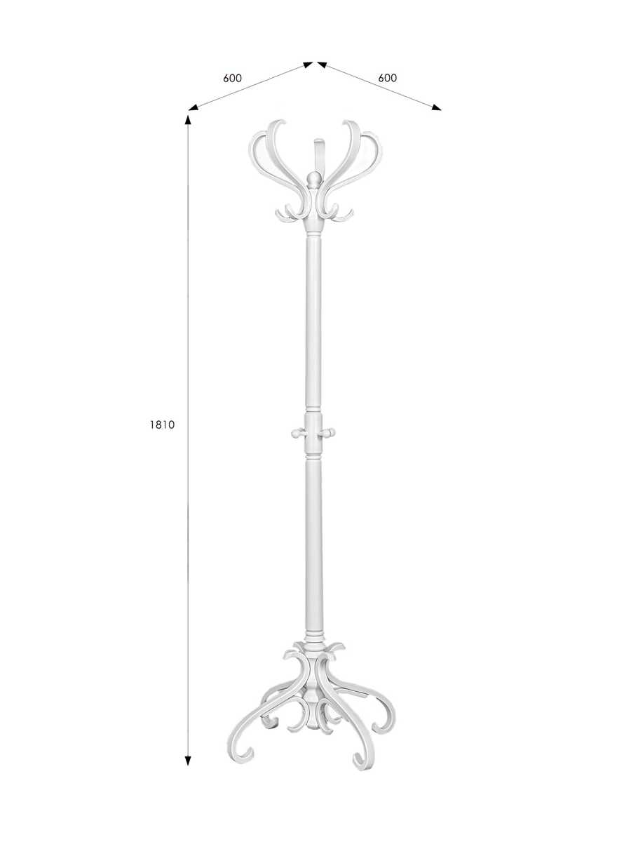 Напольная вешалка Мебелик В 2Н 006769 2