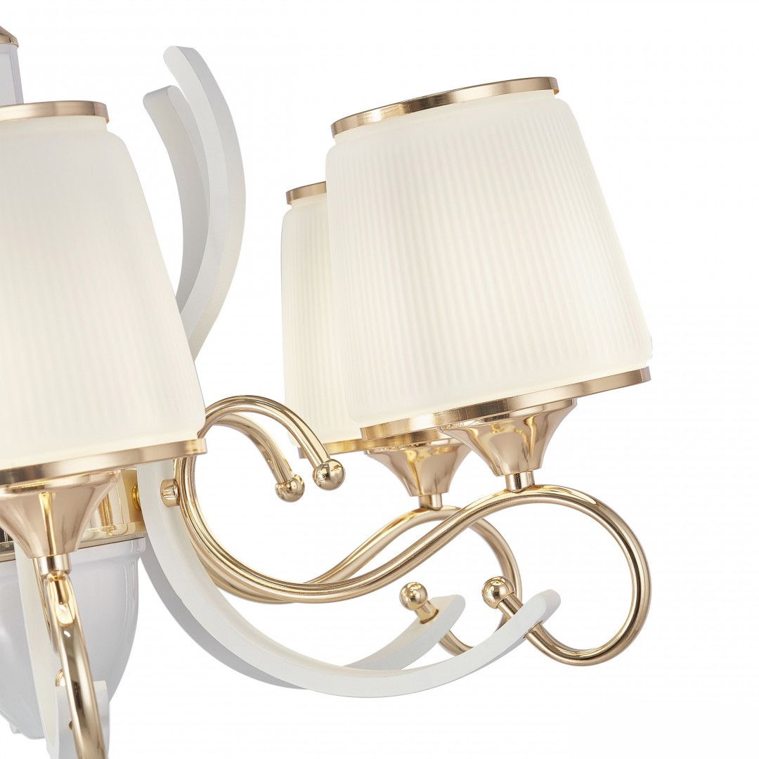 Подвесная люстра Arte Milano Florentia-3857 303857/8 Wh/Gd 1