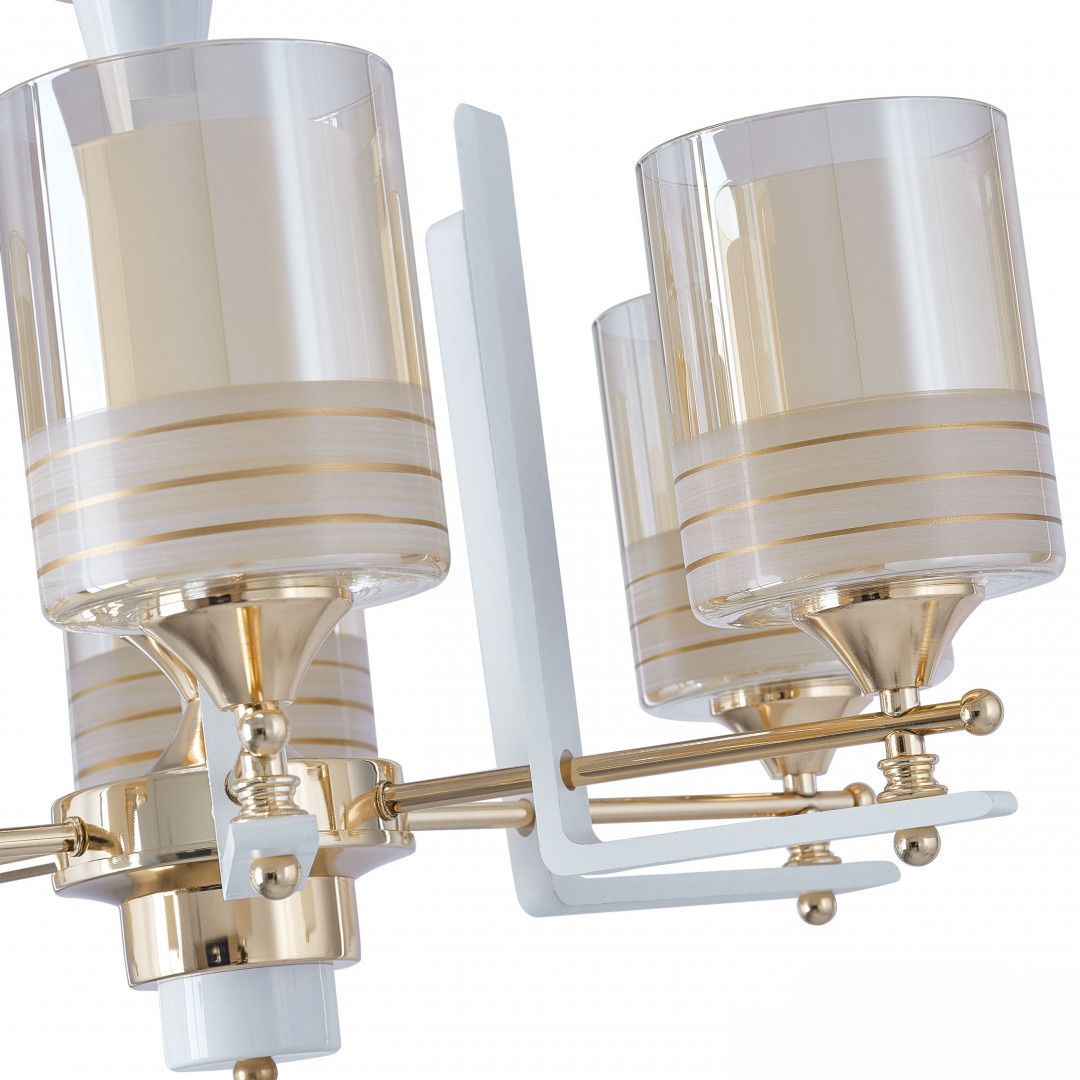 Подвесная люстра Arte Milano Florentia-6087 306087/6 Wh/Gd 3