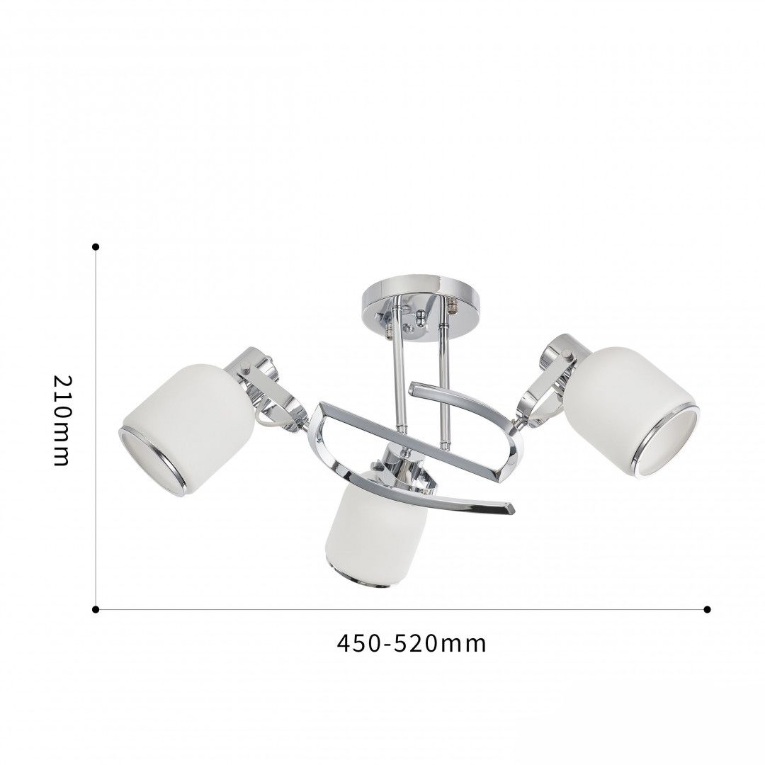 Потолочная люстра Arte Milano Neapolis72007 272007/3C Ni 1