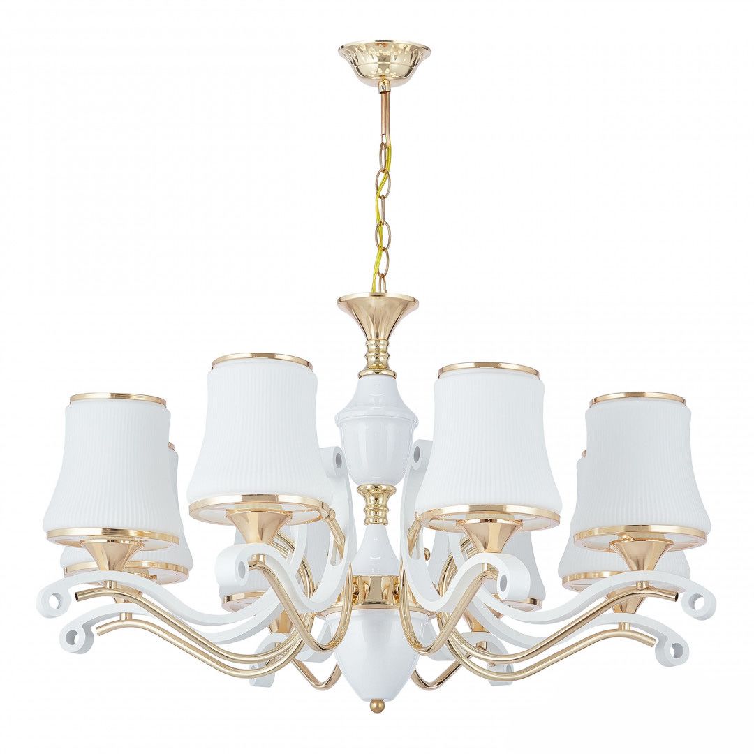 Подвесная люстра Arte Milano Florentia-3987 303987/8 Wh/Gd