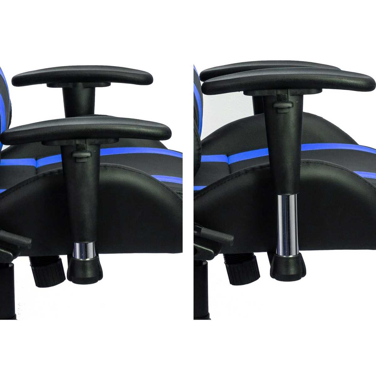 Игровое кресло AksHome Gamer синий + черный, экокожа 41932 3