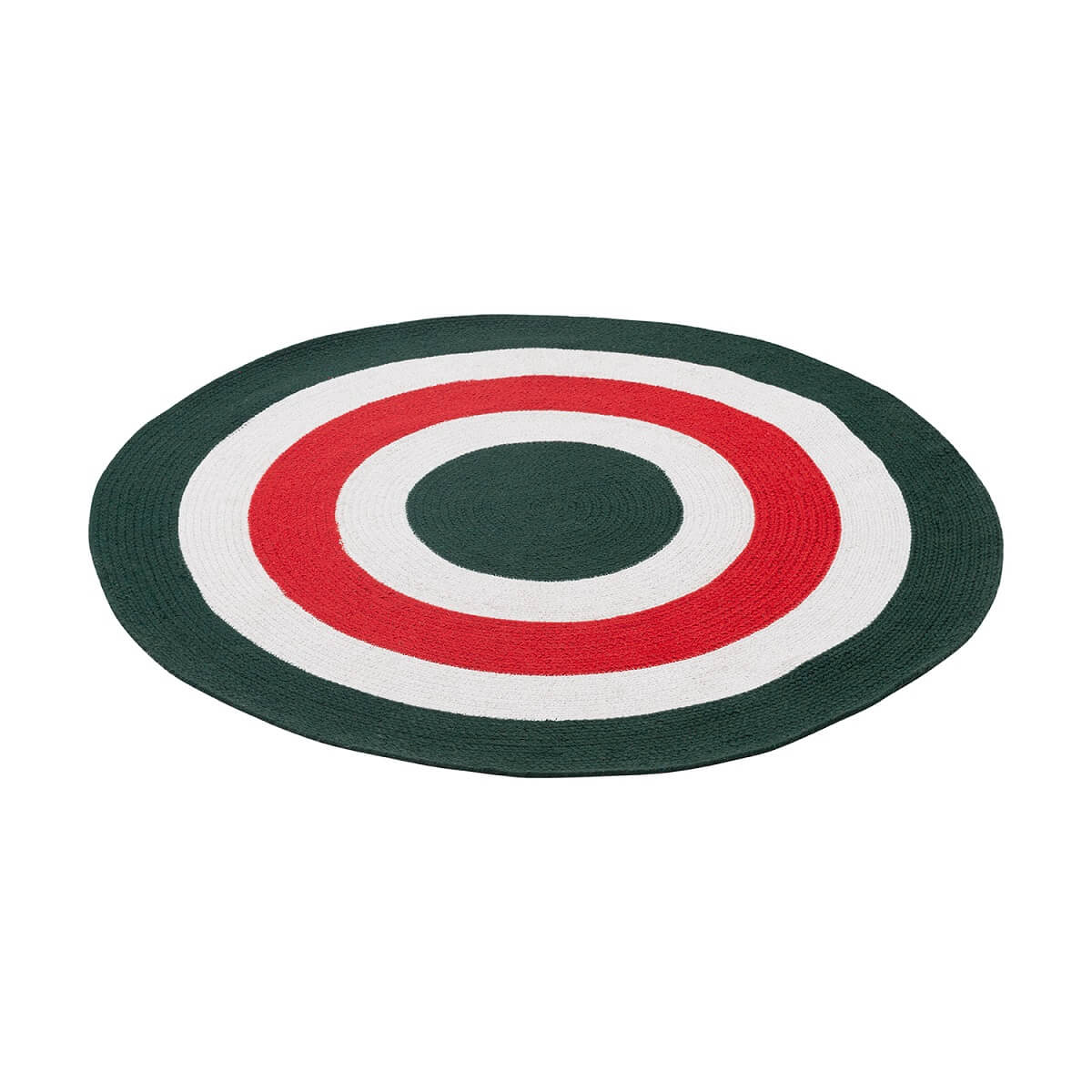 Ковер Tkano из хлопка Target темно-зеленого цвета из коллекции Ethnic, Ø120 см TK22-DR0028 1