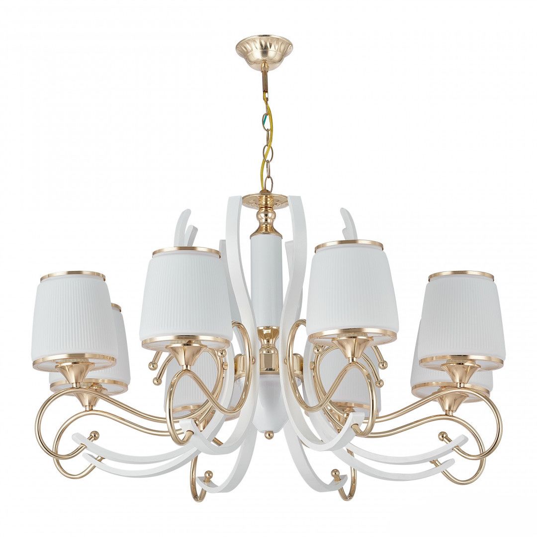Подвесная люстра Arte Milano Florentia-3857 303857/8 Wh/Gd