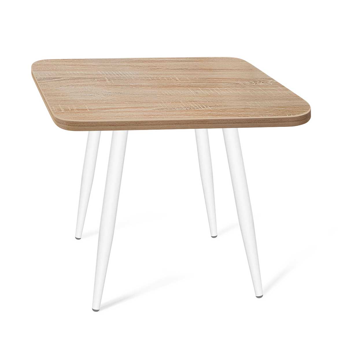 Кухонный стол Sheffilton SHT-TU14/60/60 ЛДСП белый муар/дуб сонома 3769213804