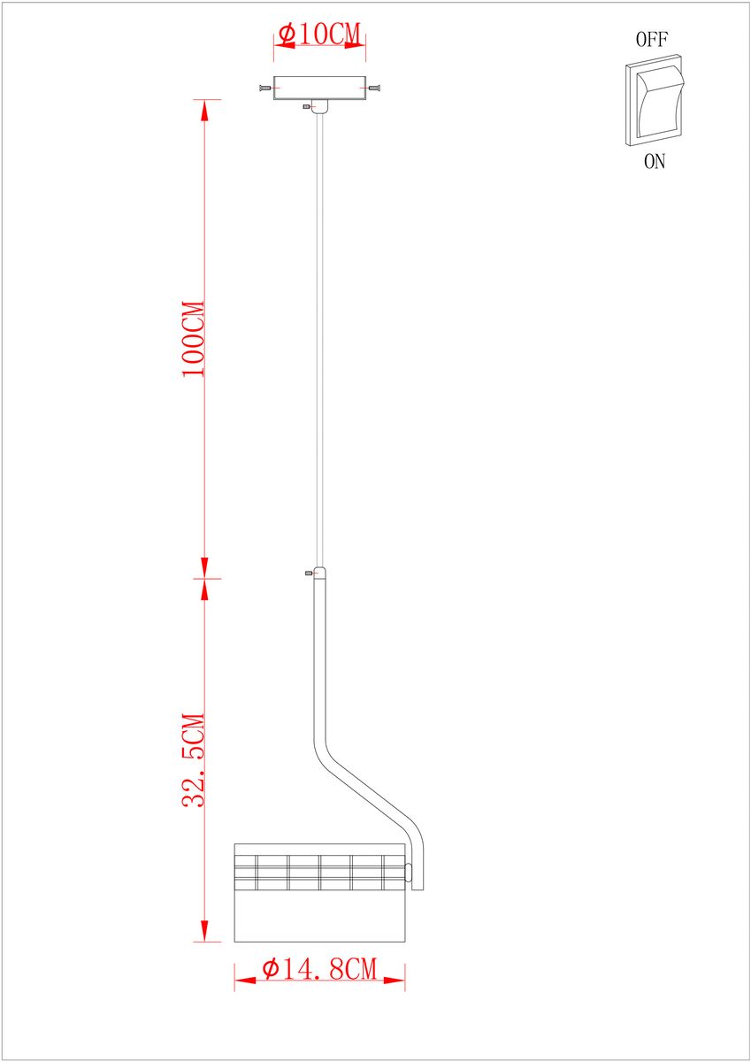 Подвесной светодиодный светильник Arte Lamp Mosaic A2094SP-1BK 1