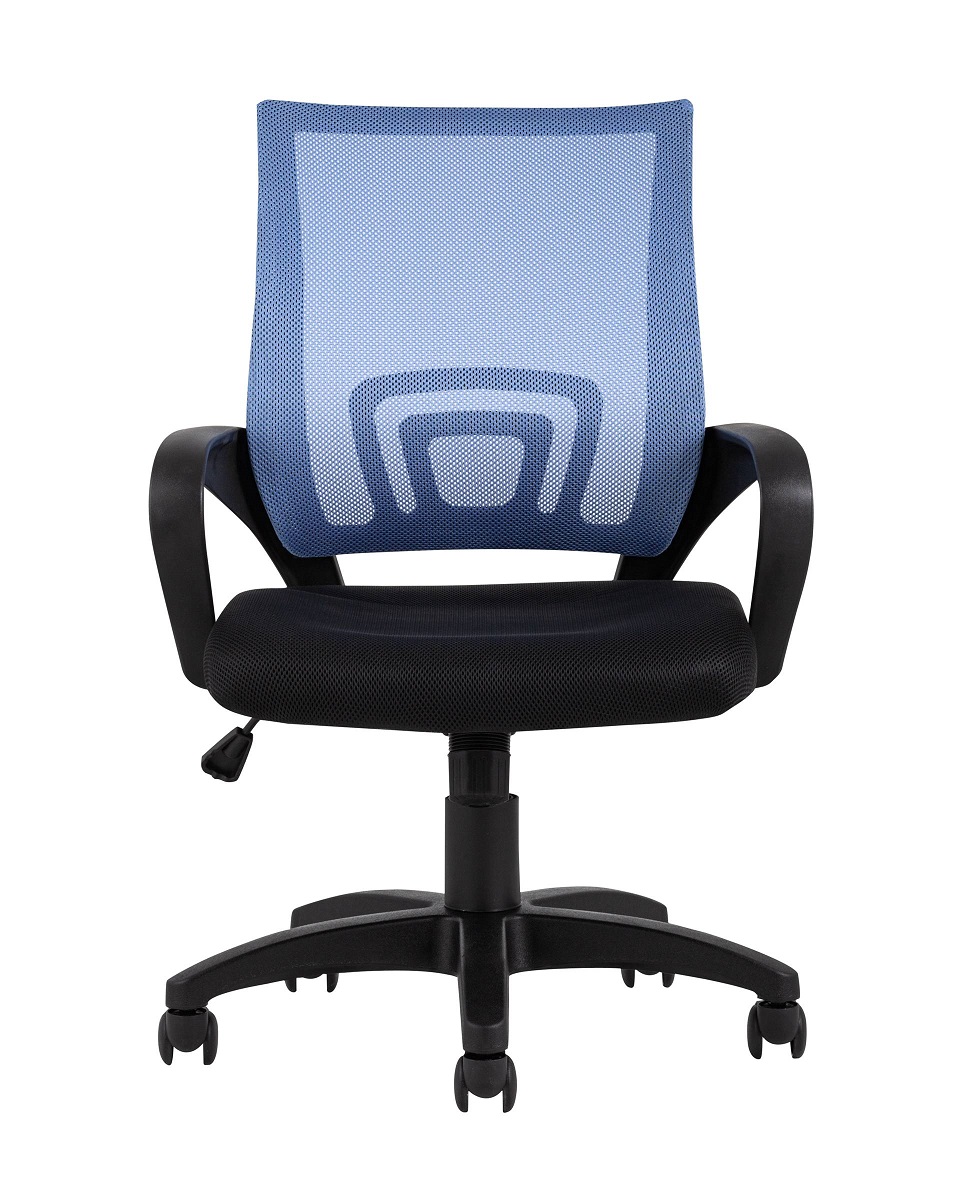 Офисное кресло TopChairs Simple голубое D-515 light blue 4