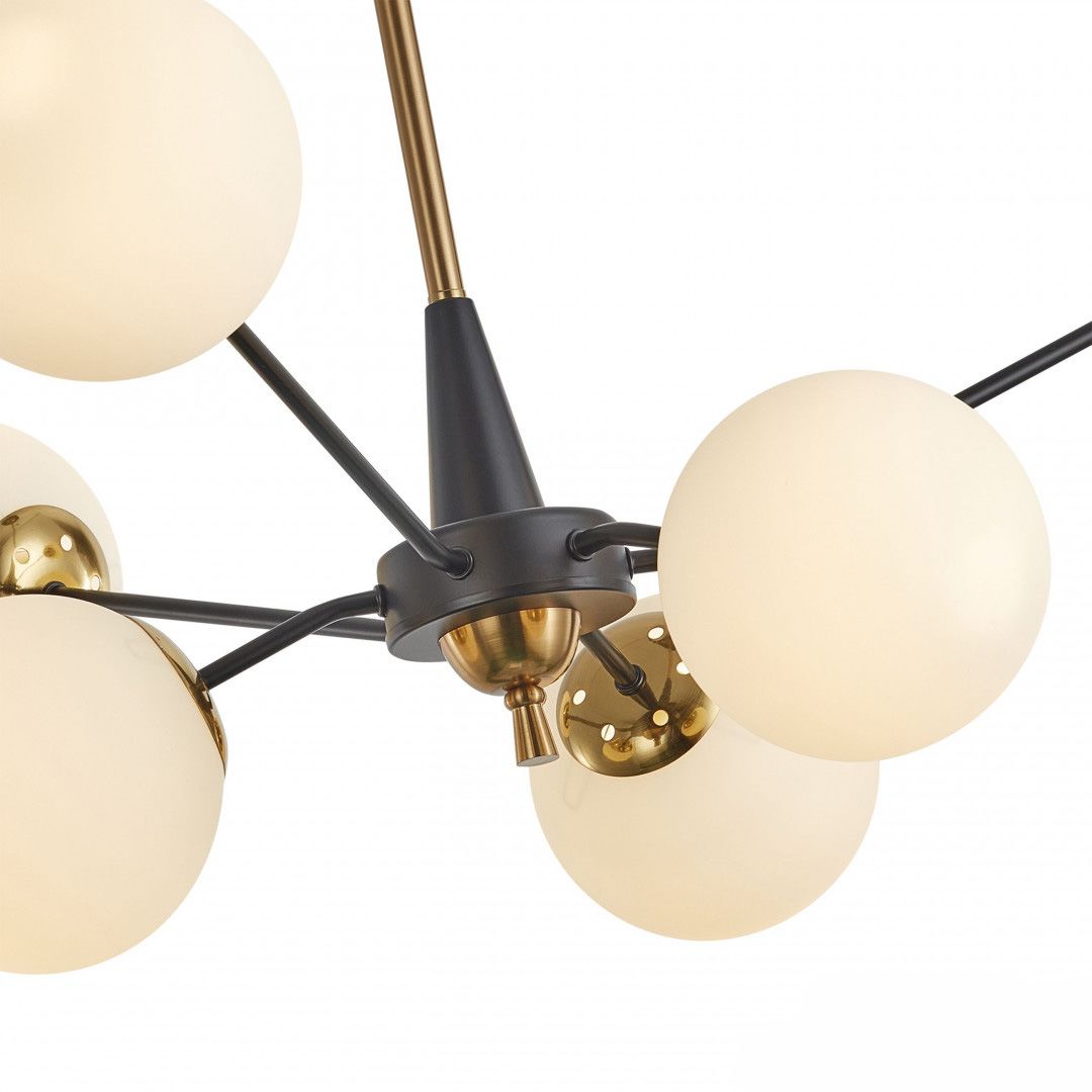 Подвесная люстра Arte Neapolis79808 279808/6 BK/GD 4