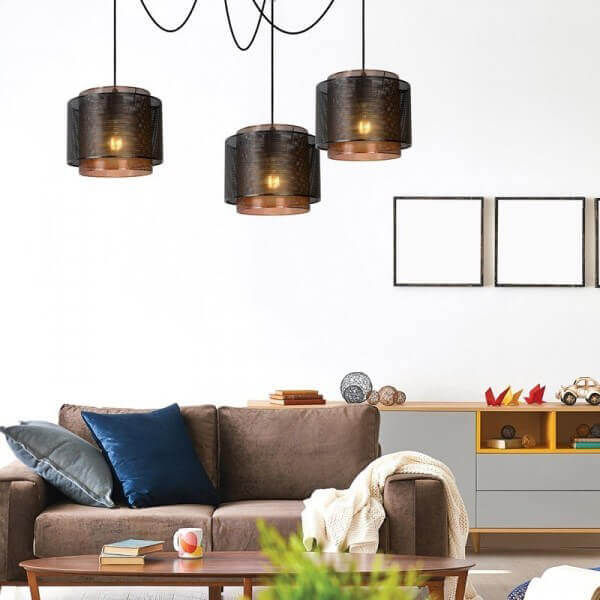 Подвесная люстра Lucide Orrin 02404/03/30 изображение 2 Подвесная люстра Lucide Orrin 02404/03/30 Фото № 2