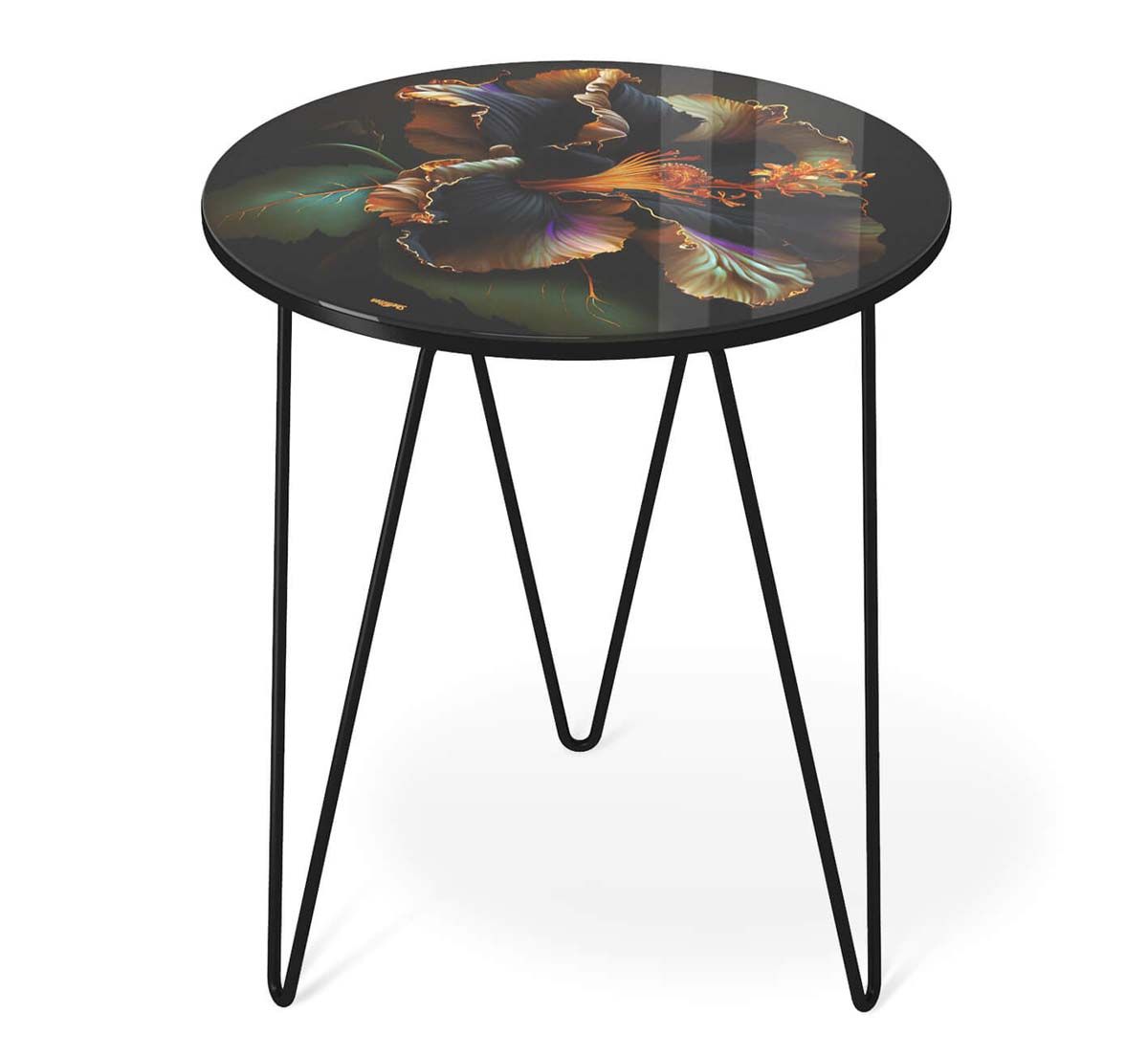 Журнальный стол Sheffilton SHT-CT27 ночной цветок/черный муар 4007482108 5